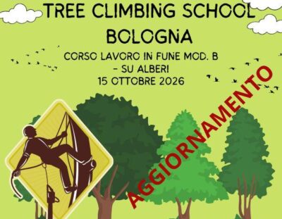 Corso aggiornamento Tree Climbing 15 ottobre 2026