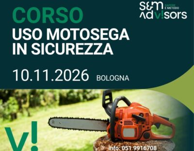 Corso uso motosega in sicurezza 10 novembre 2026